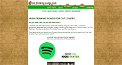 Desktop Screenshot of catdrinkingsongs.com